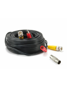 LevelOne CAS-5018 cable coaxial 18 m BNC CC Negro
