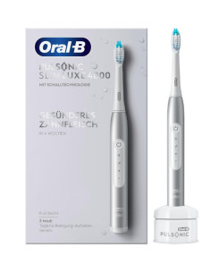 Oral-B Pulsonic Slim Luxe 4000 Adulto Cepillo dental sónico Platino 2