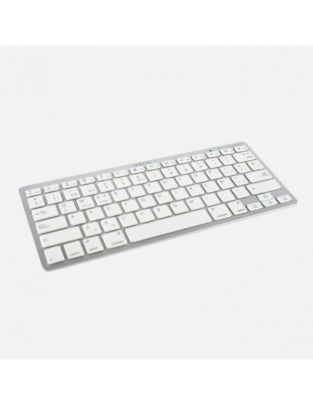 Approx APPMX300BTS teclado Oficina Bluetooth QWERTY Español Plata