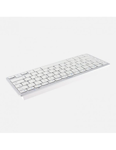 Approx APPMX300BTS teclado Oficina Bluetooth QWERTY Español Plata