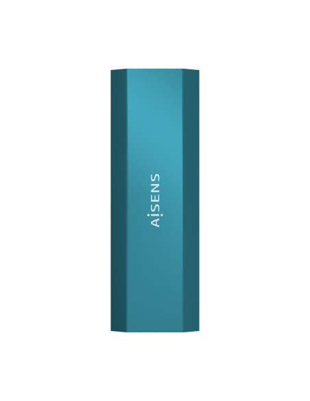 AISENS Caja Externa M.2 (NGFF) ASM2-019BLU SATA NVMe a Usb3.1 Gen2, Azul