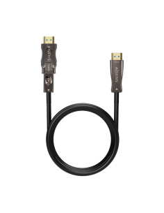 AISENS Cable Hdmi V2.1 AOC Desmontable Ultra Alta Velocidad   Hec 8K@60Hz 4K@120Hz 4 4 4 48Gbps, A M-D A M, Negro, 20M 2