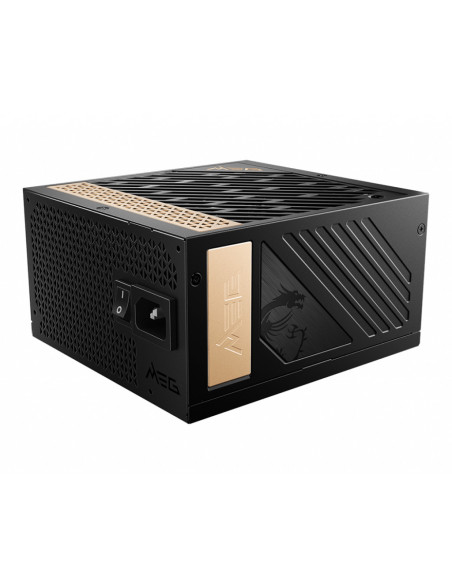 MSI MEG AI1300P PCIE5 unidad de fuente de alimentación 1300 W 24-pin ATX ATX Negro