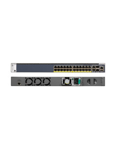 NETGEAR M4300-28G-PoE+(1000W) US EMEA Gestionado Gigabit Ethernet (10 100 1000) Energía sobre Ethernet (PoE) 1U Negro