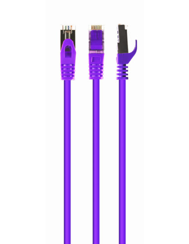 Gembird PP6A-LSZHCU-V-1M cable de red Violeta Cat6a S FTP (S-STP)