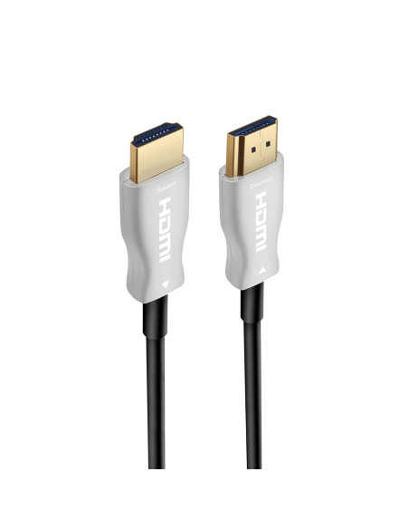 Ewent EC1353 HDMI, 10 m cable HDMI HDMI tipo A (Estándar) Negro, Plata