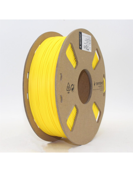 Gembird 3DP-PLA1.75-01-Y material de impresión 3d Ácido poliláctico (PLA) Amarillo 1,4 kg