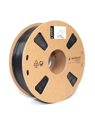 Gembird 3DP-ABS1.75-01-BK material de impresión 3d ABS Negro 1,4 kg
