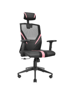 Mars Gaming MGCERGOBPK Silla Gaming, Rosa, Grande
