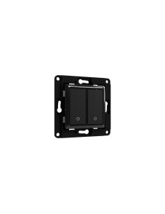 Shelly Wall Switch 2 interruptor de luz Negro