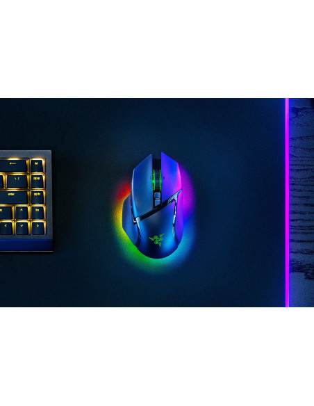 Razer Basilisk V3 Pro ratón mano derecha RF Wireless + Bluetooth + USB Type-C Óptico 30000 DPI