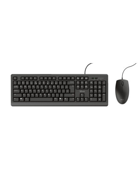Trust Primo teclado Ratón incluido Universal USB QWERTY Español Negro