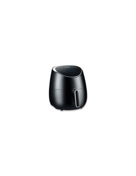 Severin FR 2445 freidora Sencillo 5 L Independiente 2000 W Freidora de aire caliente Negro, Metálico, Plata