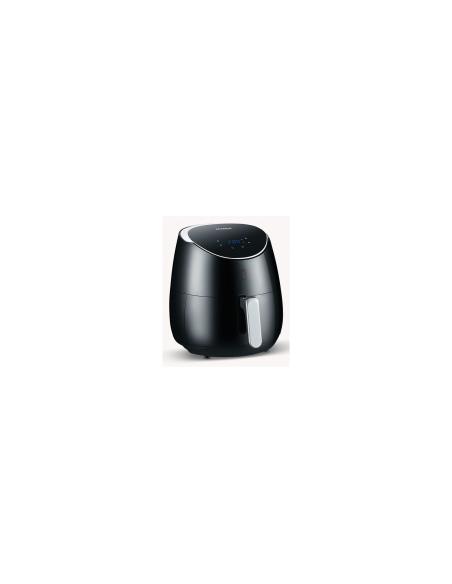 Severin FR 2445 freidora Sencillo 5 L Independiente 2000 W Freidora de aire caliente Negro, Metálico, Plata