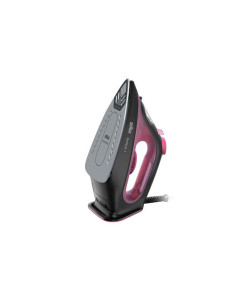 Braun TexStyle 1 Plancha vapor-seco Suela de cerámica 2000 W Negro, Púrpura 2