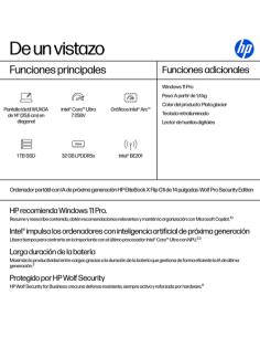 HP EliteBook X Flip G1i Next Gen AI PC Wolf Pro Security Edition Copilot+ PC Intel Core Ultra 7 258V Híbrido (2-en-1) 35,6 cm (1