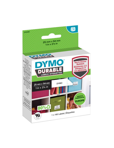 DYMO Durable Blanco Etiqueta para impresora autoadhesiva