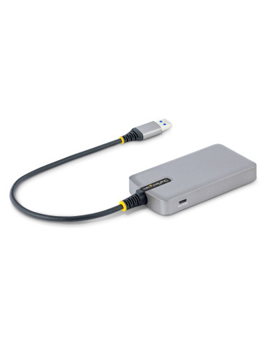 StarTech.com Hub USB de 3 Puertos USBA - USB 3.0 de 5Gbps - Alimentado por el Bus - Concentrador USB de 3 Puertos USB-A -