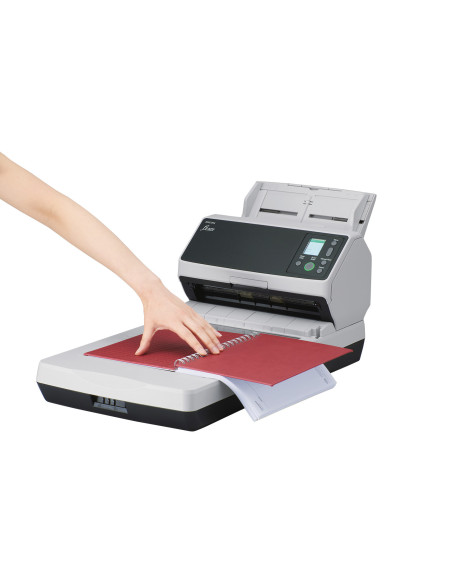Ricoh fi-8270 Alimentador automático de documentos (ADF) + escáner de alimentación manual 600 x 600 DPI A4 Negro, Gris