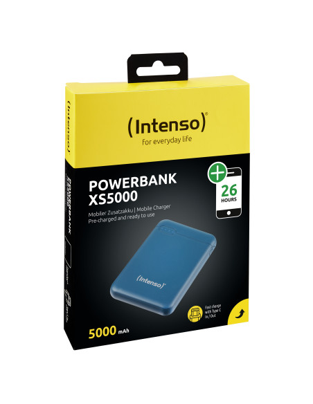 Intenso XS5000 Polímero de litio 5000 mAh Color petróleo