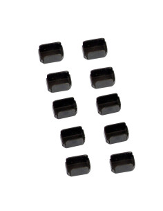 Lindy 40456 bloqueador de puerto DisplayPort Negro Acrilonitrilo butadieno estireno (ABS) 10 pieza(s)