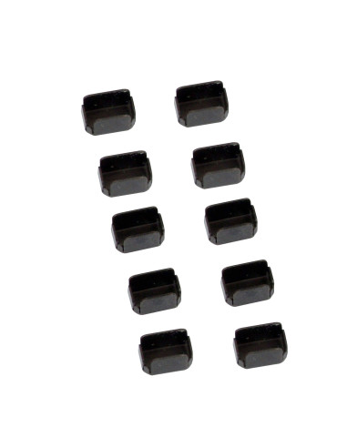 Lindy 40456 bloqueador de puerto DisplayPort Negro Acrilonitrilo butadieno estireno (ABS) 10 pieza(s)