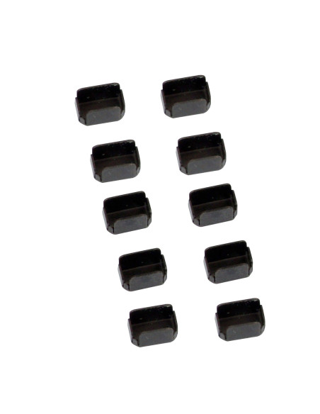 Lindy 40456 bloqueador de puerto DisplayPort Negro Acrilonitrilo butadieno estireno (ABS) 10 pieza(s)