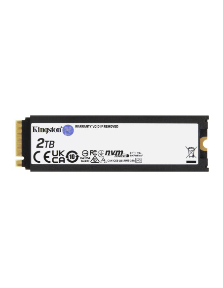 Kingston Technology 2000G RENEGADE PCIe 4.0 NVMe SSD W  Difusor térmico