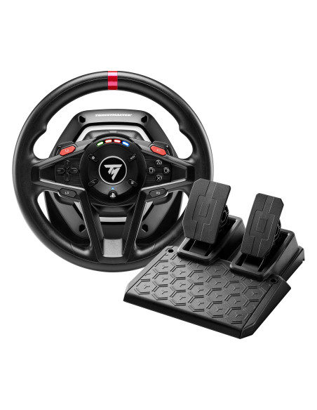 Thrustmaster T128 Negro USB Volante + Pedales Analógico PC, PlayStation 4, PlayStation 5