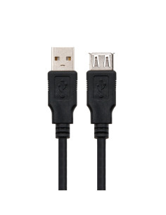 Nanocable CABLE USB 2.0, TIPO A M-A H, NEGRO, 1.8 M 2