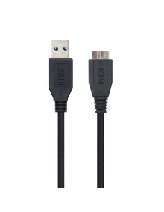 Nanocable CABLE USB 3.0, TIPO A M-MICRO B M, NEGRO, 2.0 M 2
