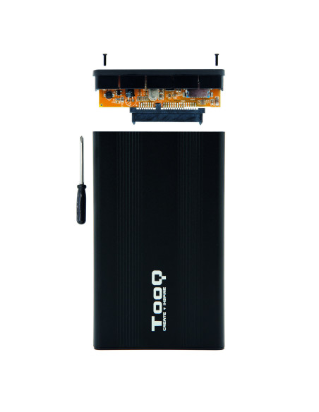 TooQ CAJA HDD 2.5" SATA A USB 2.0 NEGRA