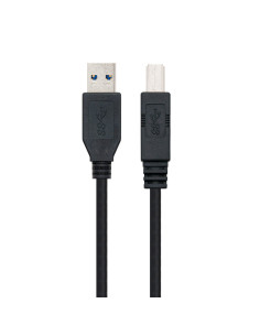 Nanocable 10.01.0802-BK cable USB USB 3.2 Gen 1 (3.1 Gen 1) 2 m USB A USB B Negro 2