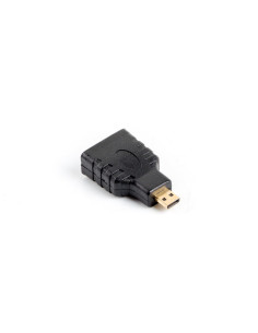 Lanberg AD-0015-BK cambiador de género para cable HDMI Micro HDMI Negro 2