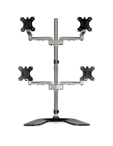 StarTech.com Base Soporte de Escritorio para 4 Monitores - Articulado - En Acero y Aluminio