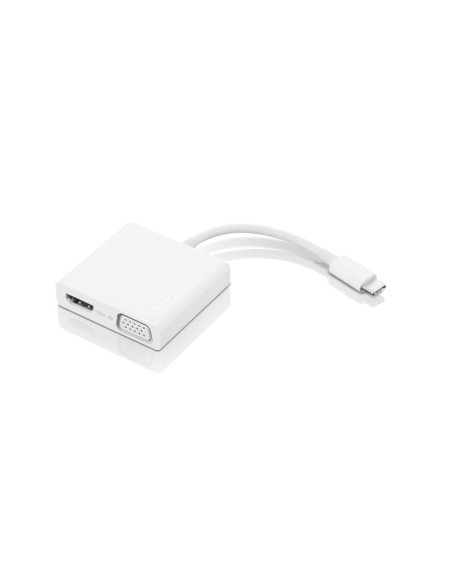 Lenovo GX90T33021 Adaptador gráfico USB 3840 x 2160 Pixeles Blanco