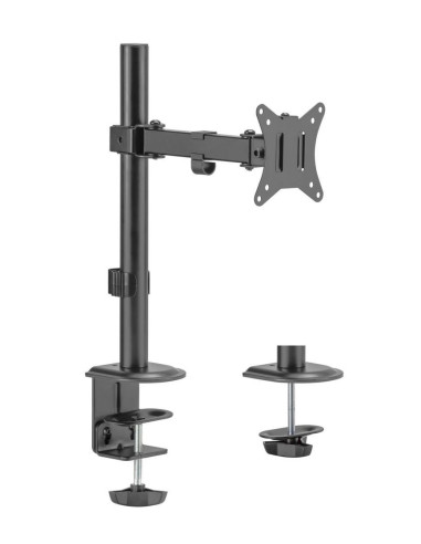 Equip Soporte de escritorio articulado para monitor de 17«-32», negro