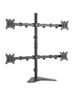 Equip Soporte de mesa articulado para monitor cuádruple de 17"-32
