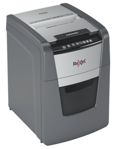 Rexel AutoFeed+ 90X triturador de papel Corte cruzado 55 dB Negro, Gris