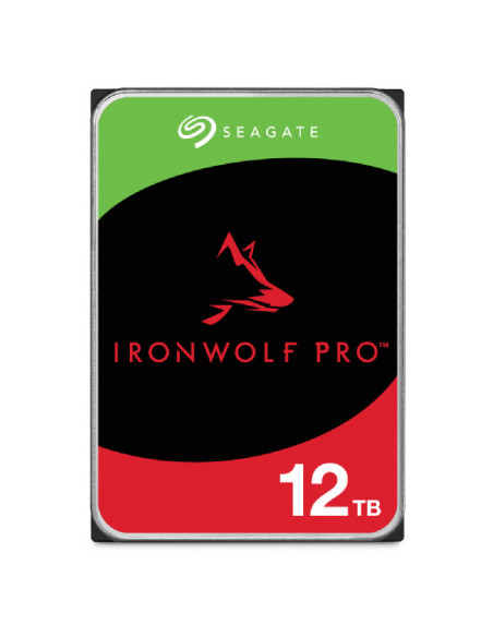 Seagate IronWolf Pro ST12000NT001 disco duro interno 12 TB 7200 RPM 256 MB 3.5" Serial ATA III
