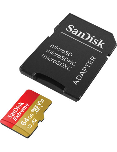 SanDisk Extreme 64 GB MicroSDXC UHS-I Clase 10