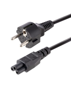 StarTech.com Cable de 3m de Alimentación de Repuesto para Ordenador Portátil, EU Schuko a C5, 2,5A 250V, 18AWG, para Cargador