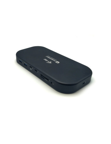 i-tec Thunderbolt 3 USB-C Dual 4K Docking Station + USB-C to DisplayPort Cable (1,5 m) + Power Delivery 60W