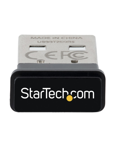 StarTech.com Adaptador USB a Bluetooth 5.0, Dongle Conversor para Ordenador Portátil Teclado Ratón, Convertidor BT 5.0 para