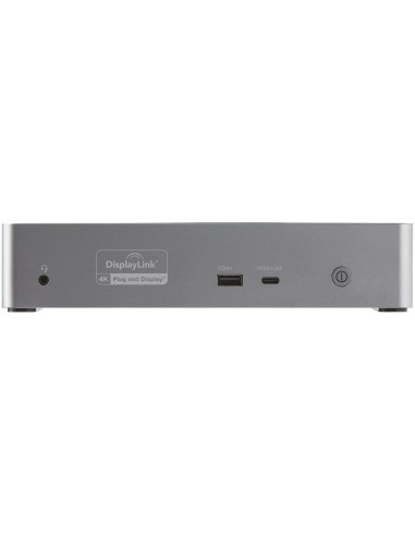 StarTech.com Mini Docking Station USB-C - Replicador de Puertos para 4 Monitores DisplayPort y HDMI 4K 60Hz - con PD de 100W -