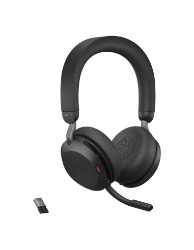 Jabra Evolve2 75 Auriculares Inalámbrico y alámbrico Diadema Oficina Centro de llamadas Bluetooth Base de carga Negro