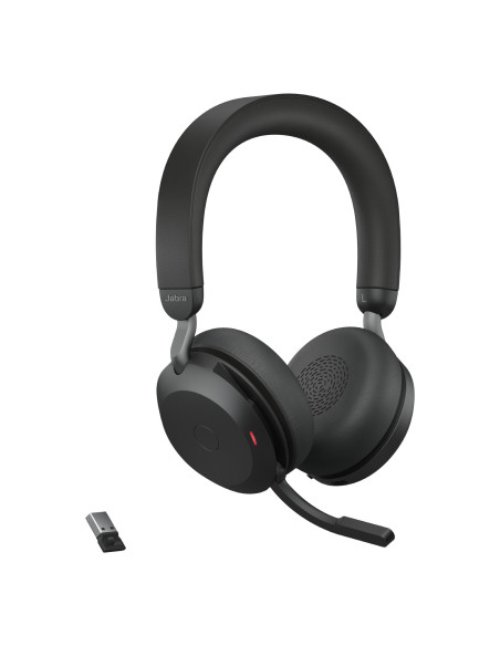 Jabra Evolve2 75 Auriculares Inalámbrico y alámbrico Diadema Oficina Centro de llamadas Bluetooth Base de carga Negro