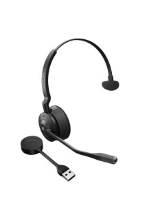 Jabra Engage 55 Auriculares Inalámbrico Diadema Oficina Centro de llamadas Negro, Titanio