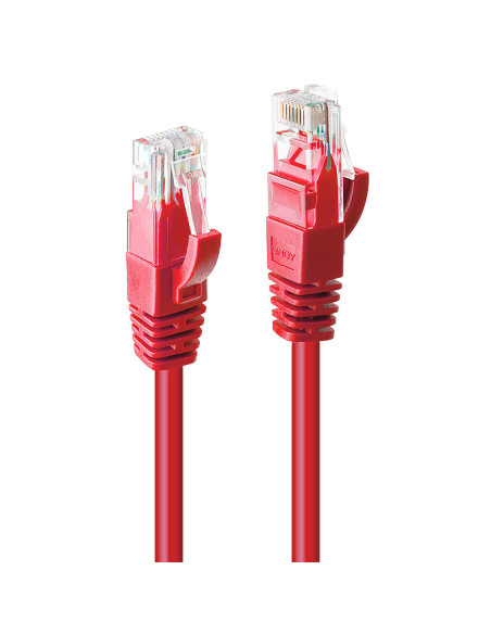 Lindy 48031 cable de red Rojo 0,5 m Cat6 U UTP (UTP)