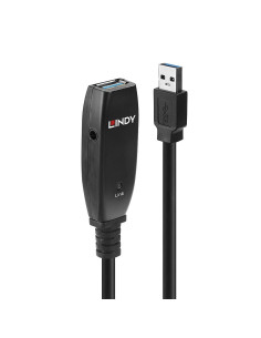 Lindy 43322 cable USB USB 3.2 Gen 1 (3.1 Gen 1) 15 m USB A Negro